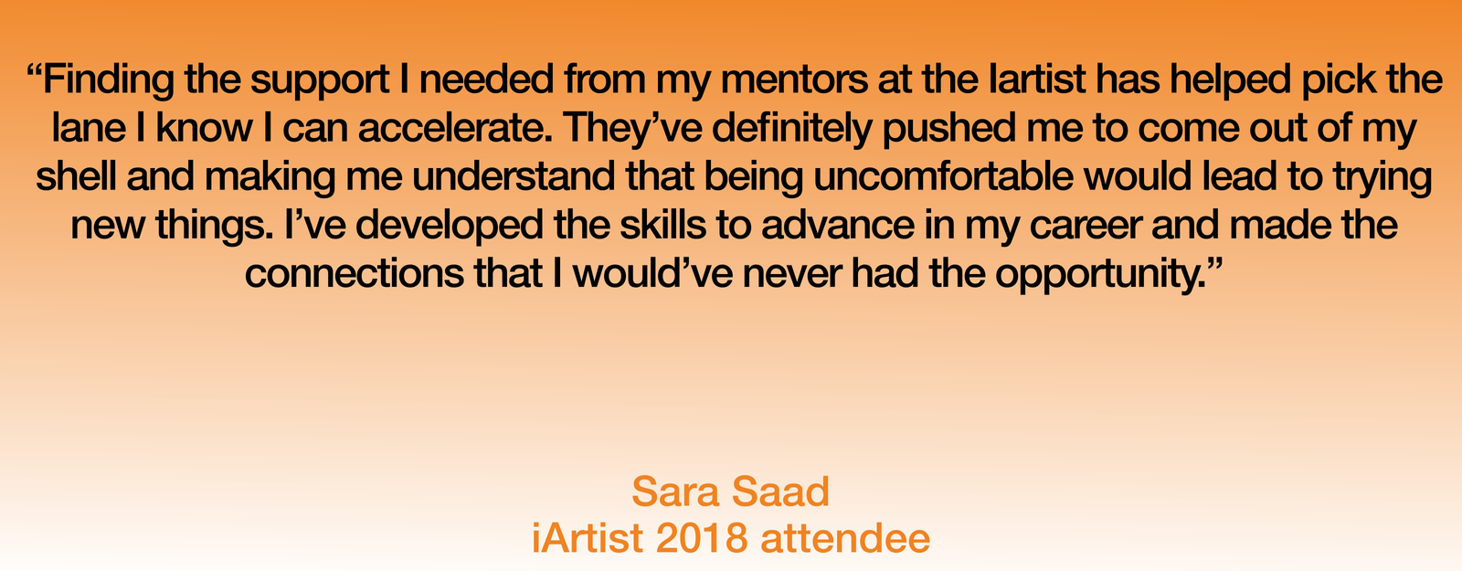 Testimonial Sara Saad