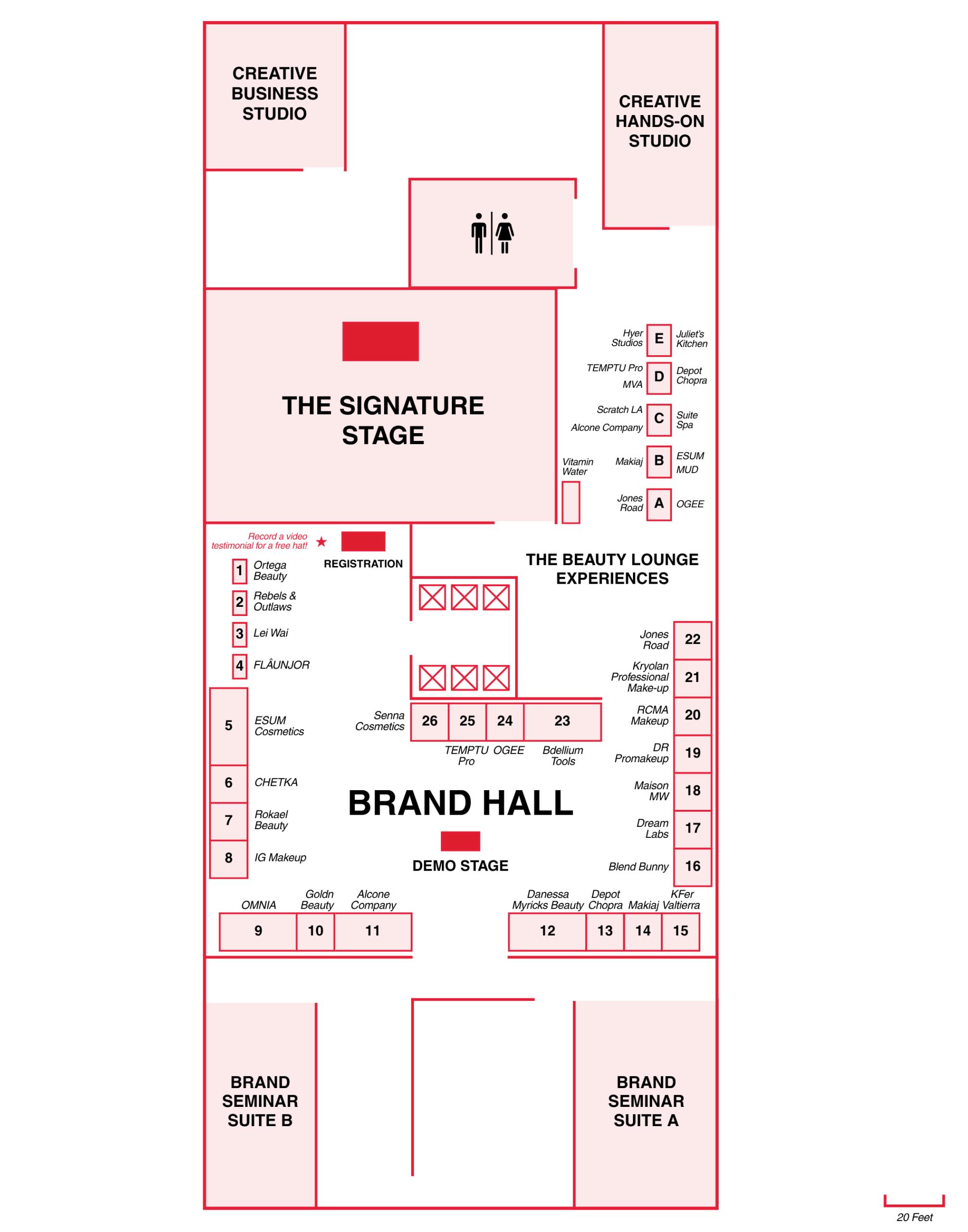 The Creative Experience L.A. floor plan